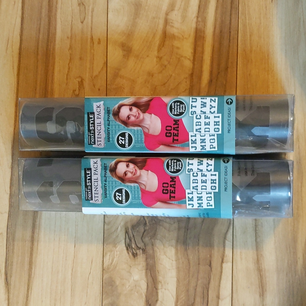 Brand New 2 Pack of T-shirt Stencils